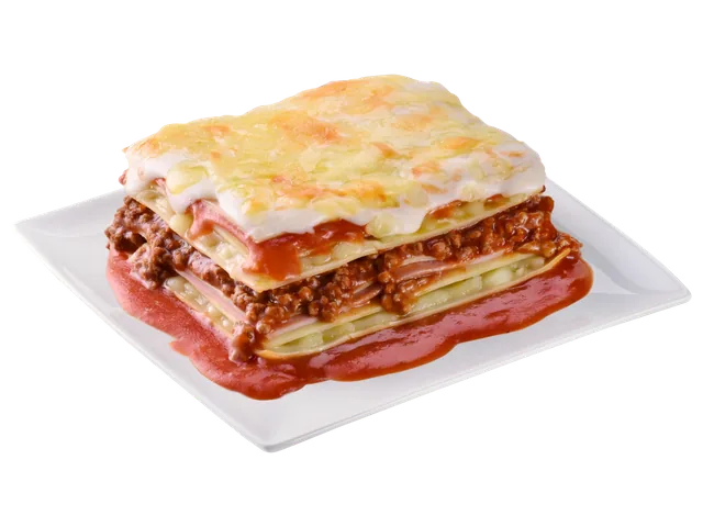 Lasanha da Nonna, prato completo com acompanhamentos